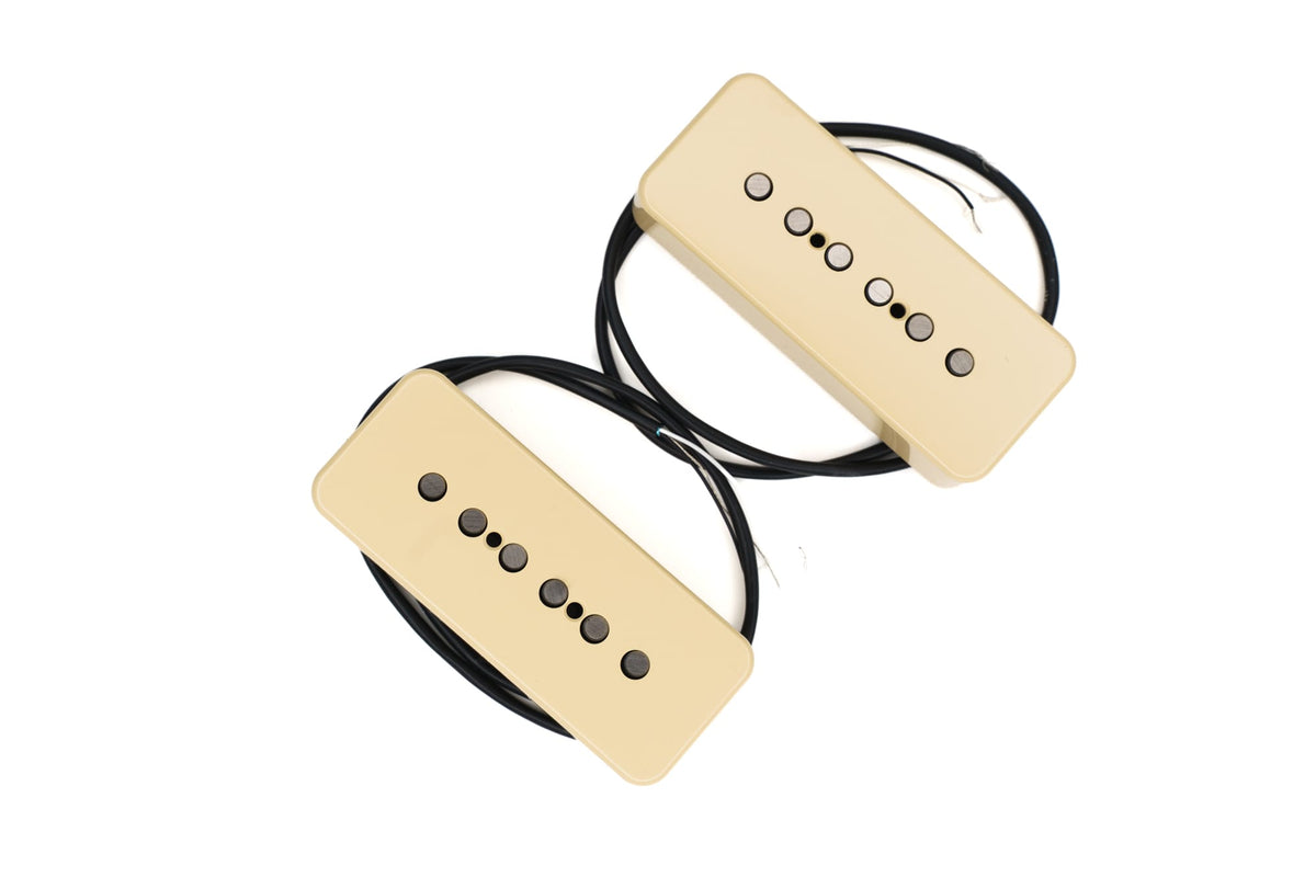 Black Mass Electronics Clarion Pickup Set (Soapbar) Set (with Between Worlds Neck) / Cream