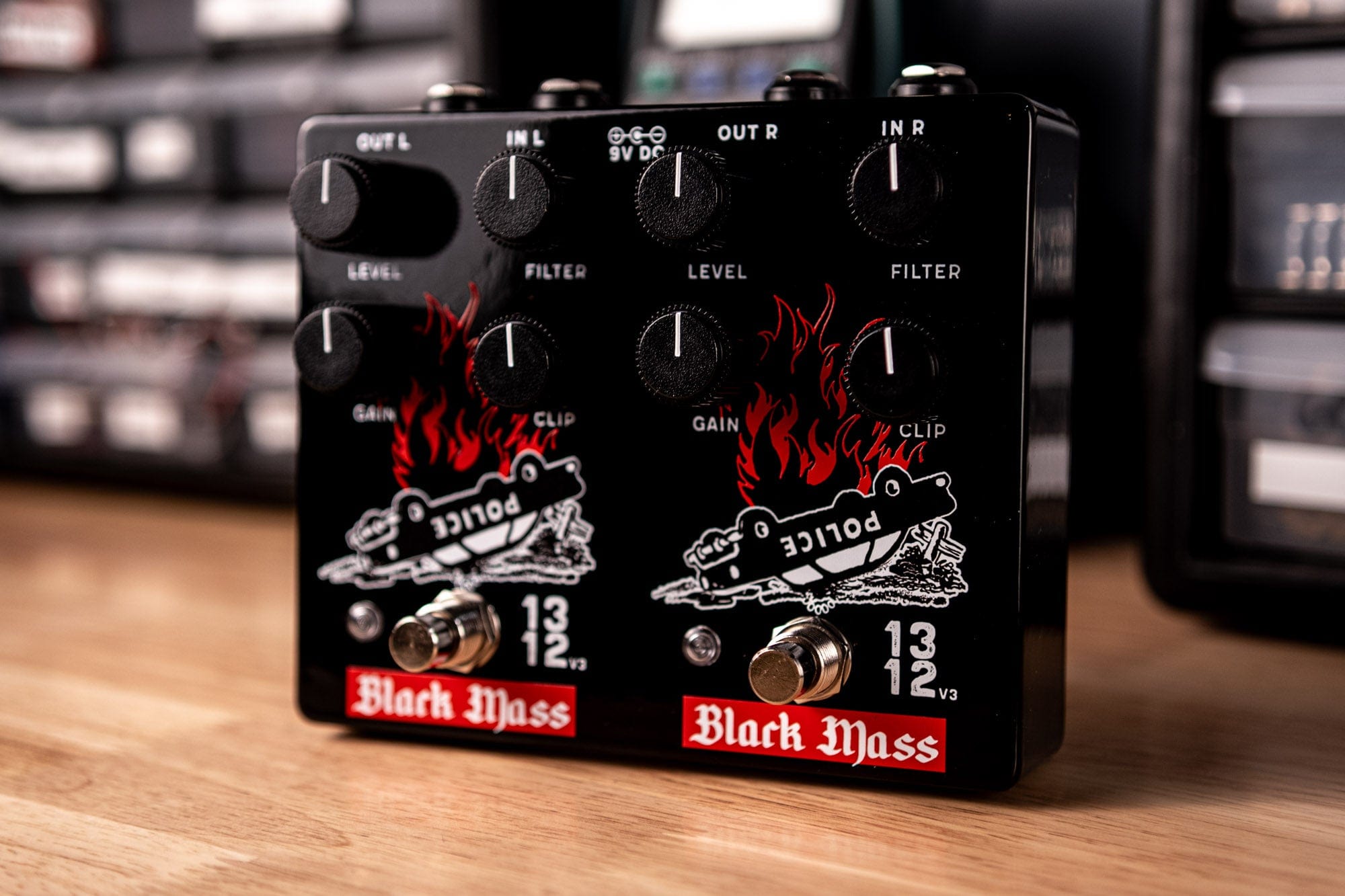 Black Mass Electronics Dual 1312 Distortion High Gloss Black