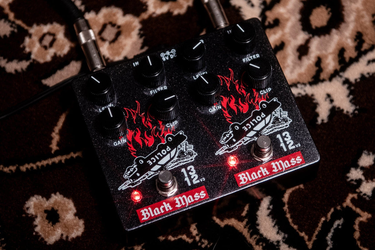 Black Mass Electronics Dual 1312 Distortion Sparkle Black