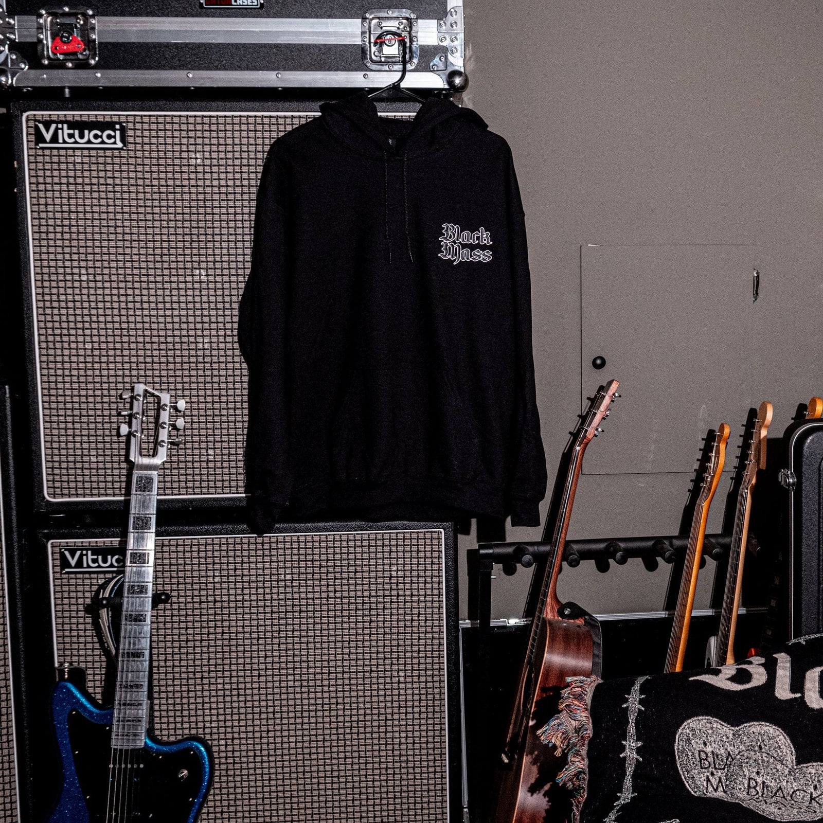 Black Mass Electronics Embroidered Logo Hoodie