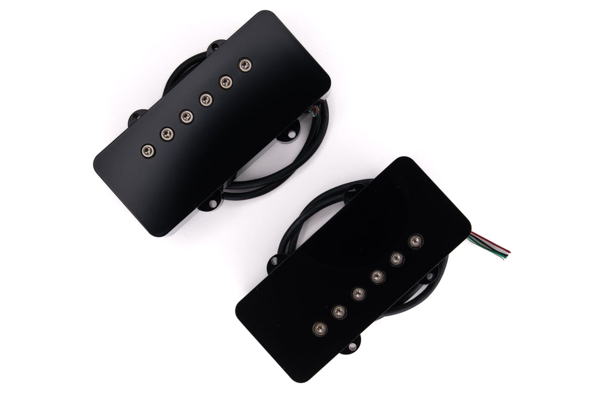 Black Mass Electronics Raw Earth Humbucker Set (JM Sized) Set / Black