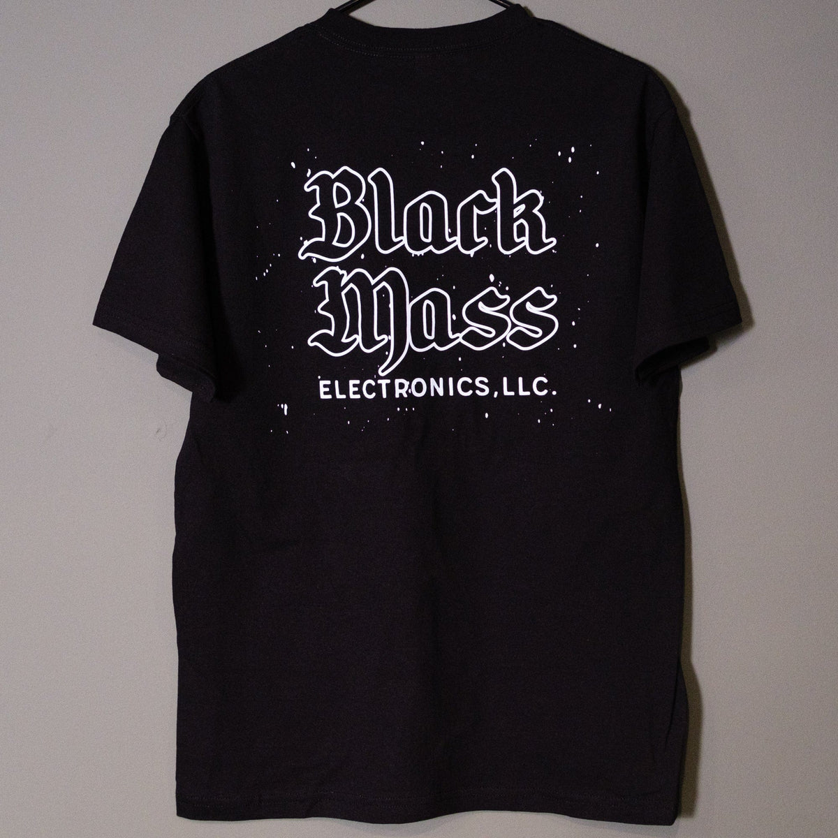 Black Mass Electronics Splatter Logo T-Shirt