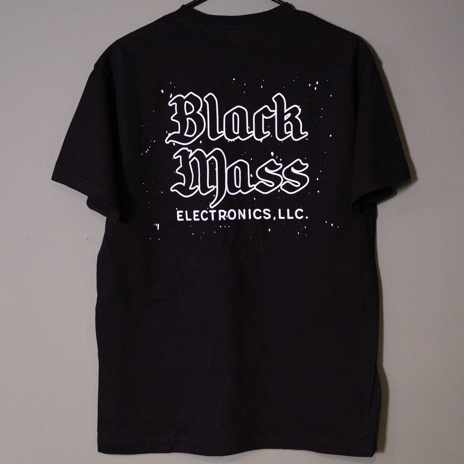Black Mass Electronics Splatter Logo T-Shirt