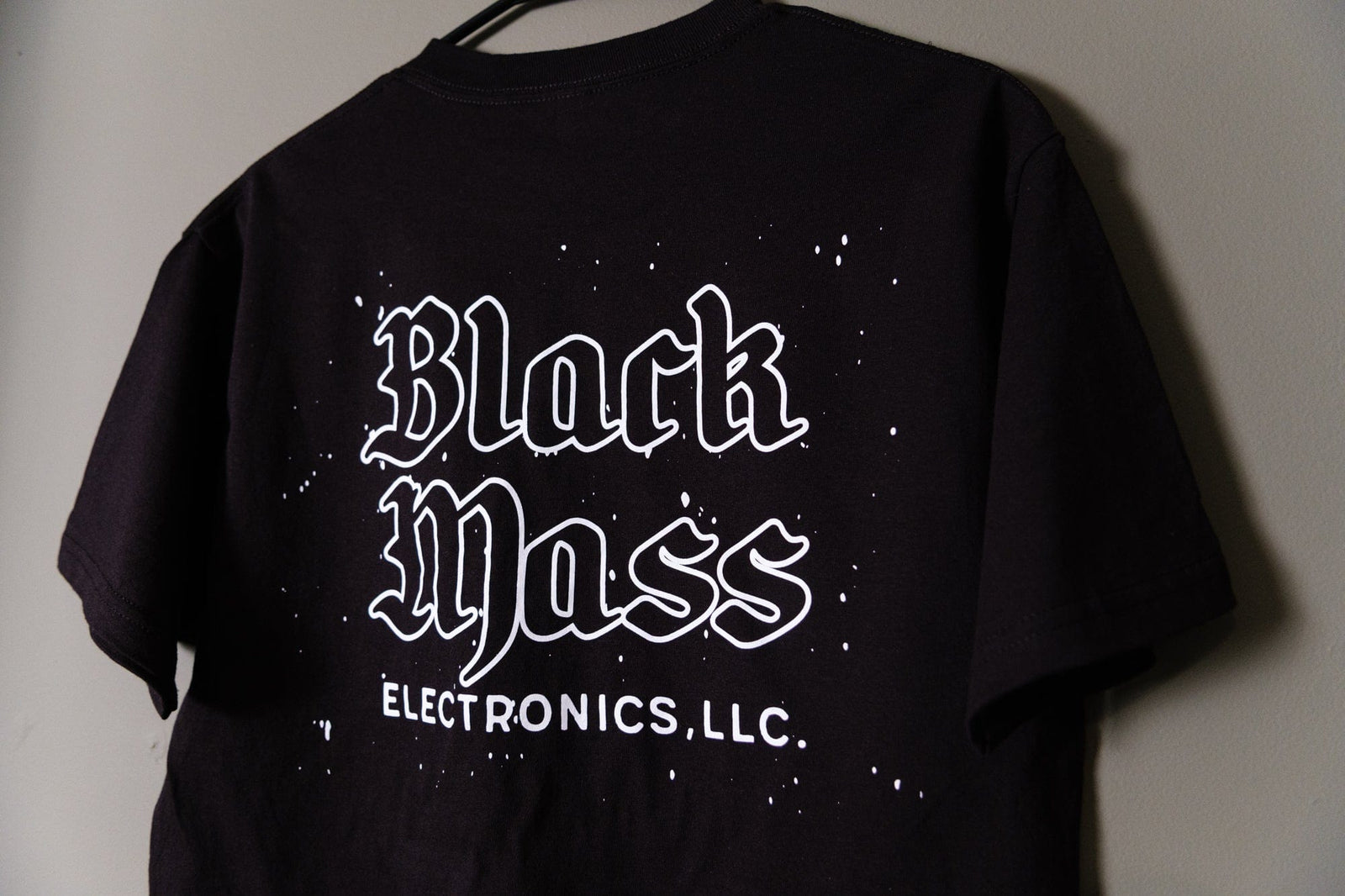 Black Mass Electronics Splatter Logo T-Shirt