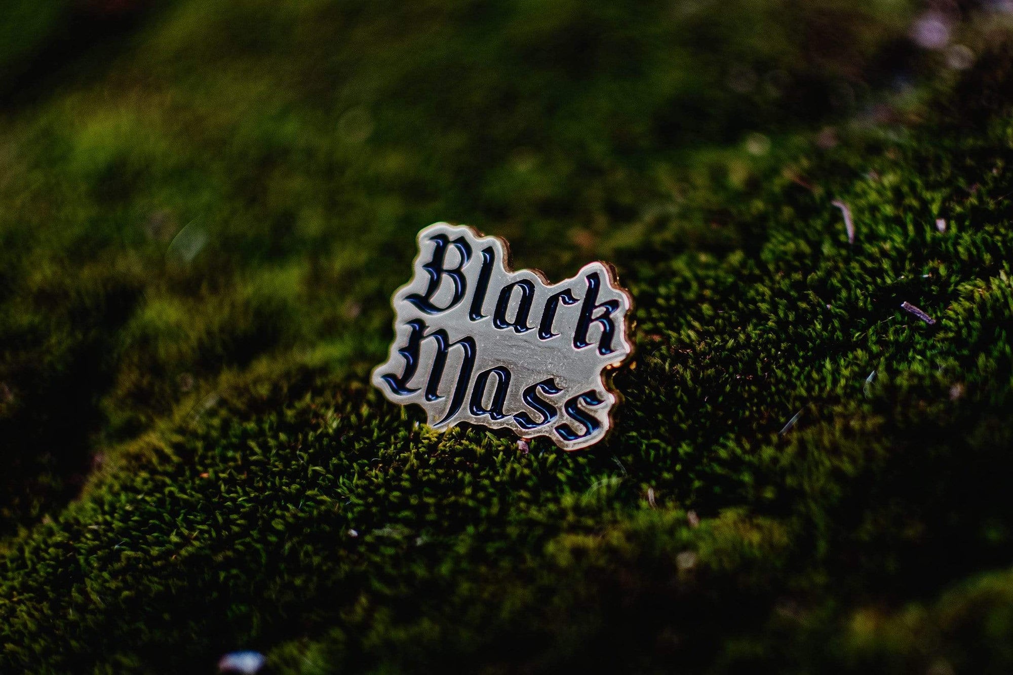 Black Mass Electronics Black Mass Logo Pin