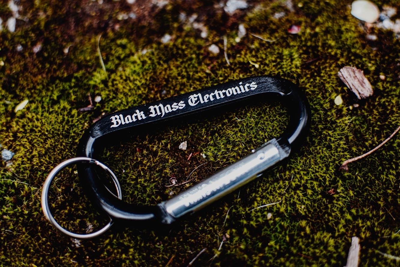 Logo Carabiner - Black Mass Electronics