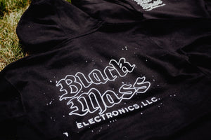 Black Mass Electronics Splatter Logo Hoodie