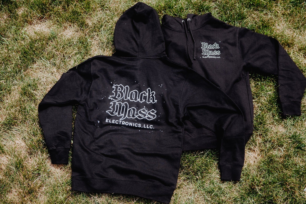 Black Mass Electronics Splatter Logo Hoodie